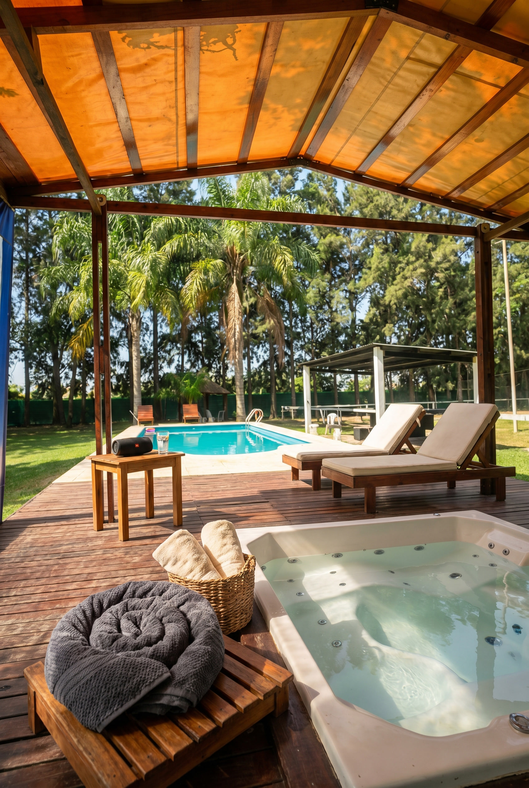 Piscina y Jacuzzi